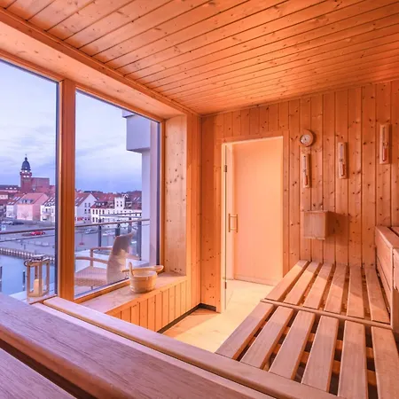 Mueritzquartier No 13 - In Der Hafenresidenz Mit Kamin & Hafenblick Daire Waren (Mueritz)